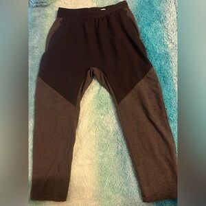 Nike Yoga Dri-FIT Men's Pants Gray/Black Size S Loose Fit DH1933-032